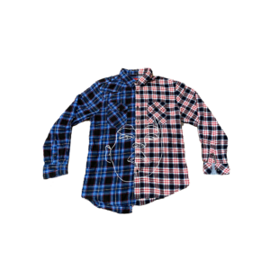 "One Line" Button Up (Blue)